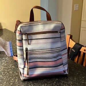 Backpack purse adjustable strap